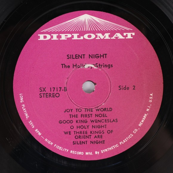 Holiday Strings, Silent Night Christmas Carols Stereo 12" Vinyl Record LPSX 1717 - Picture 6 of 8
